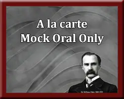 A la carte Mock Oral Only